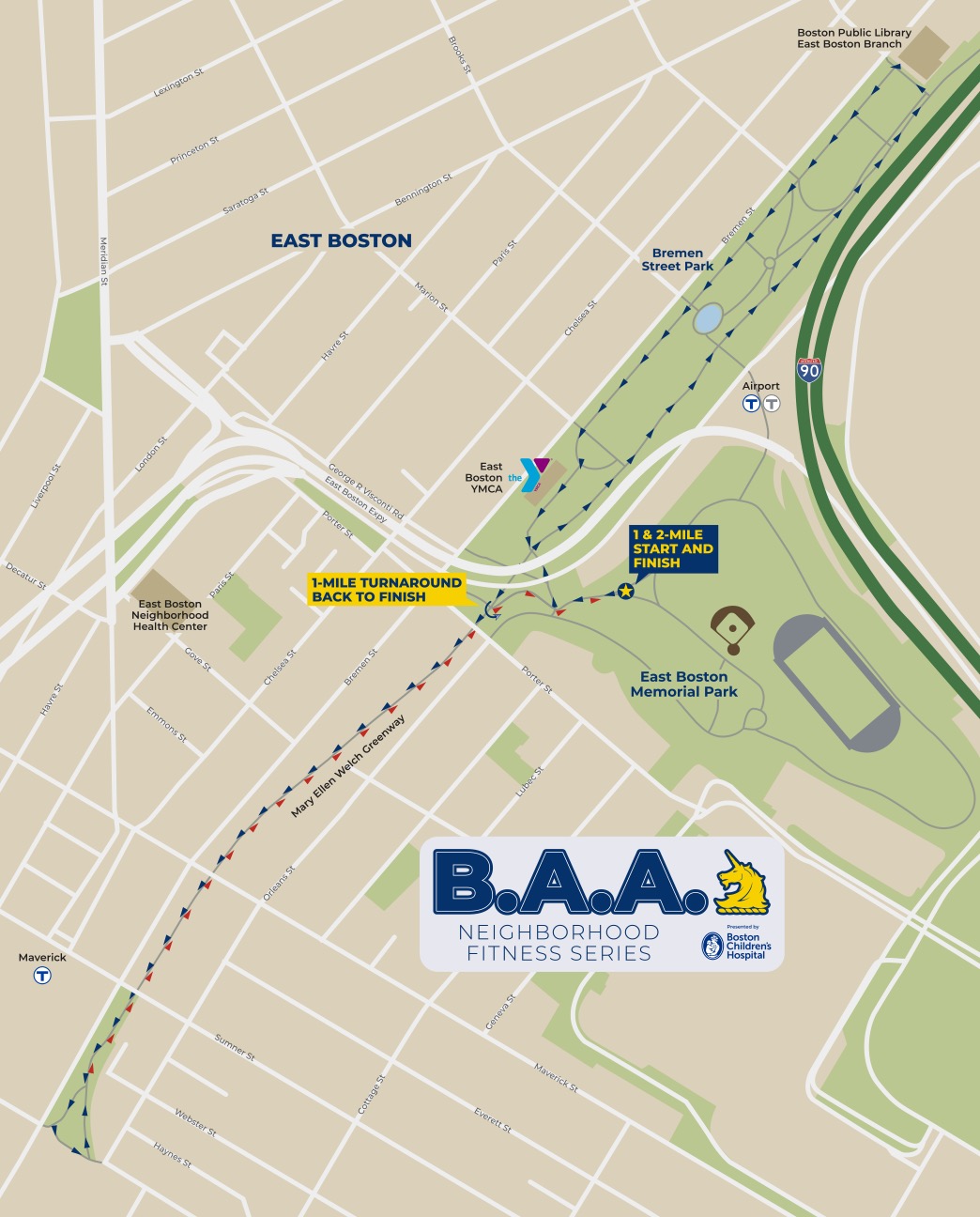 Course Map - East Boston