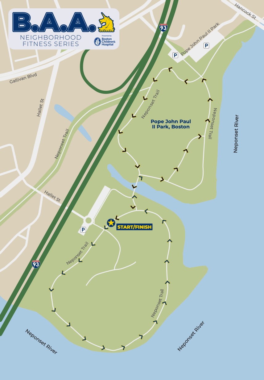 Course Map - Pope John Paul II Park