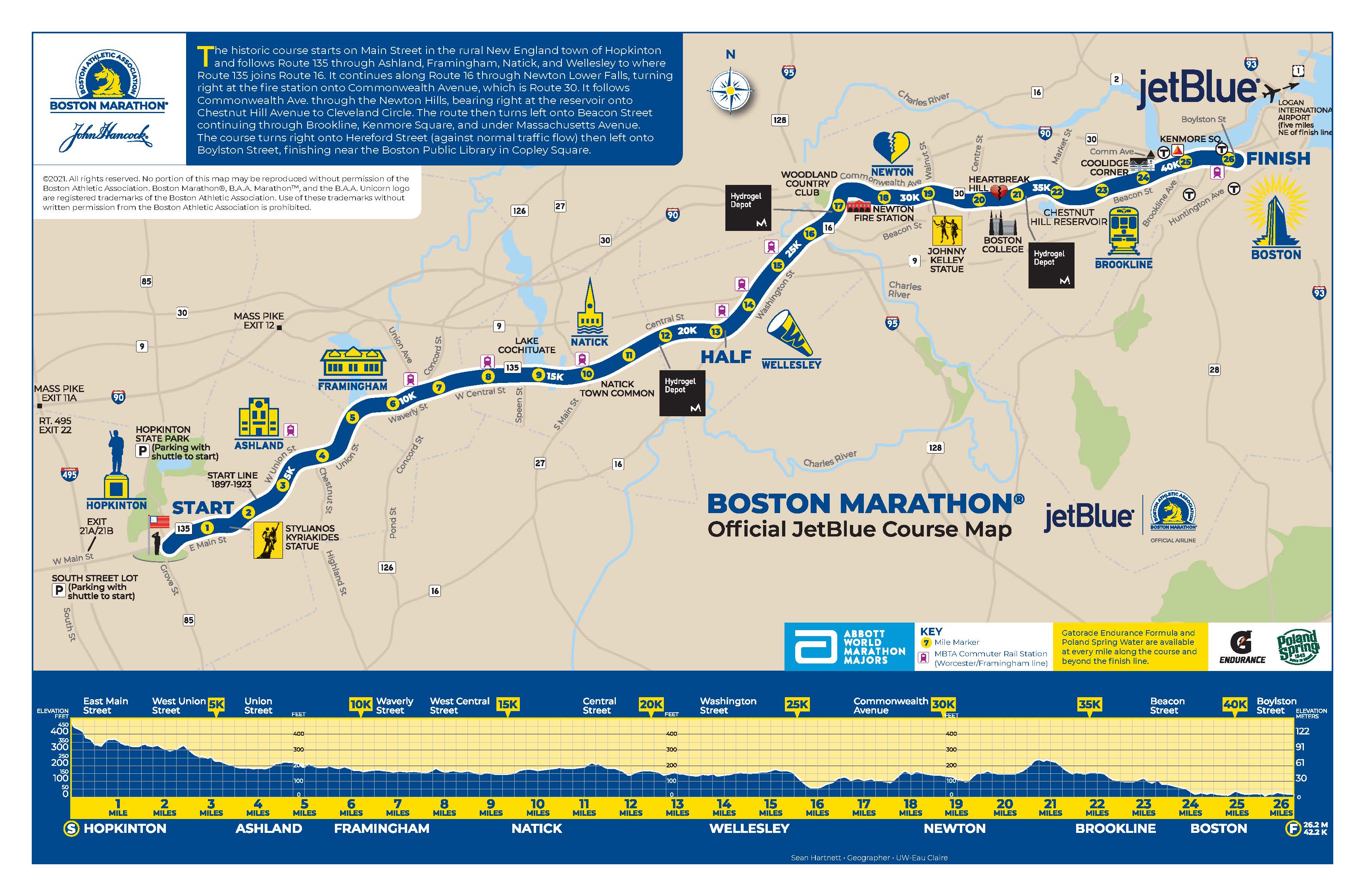 Boston Marathon Course Information | Boston Athletic Association